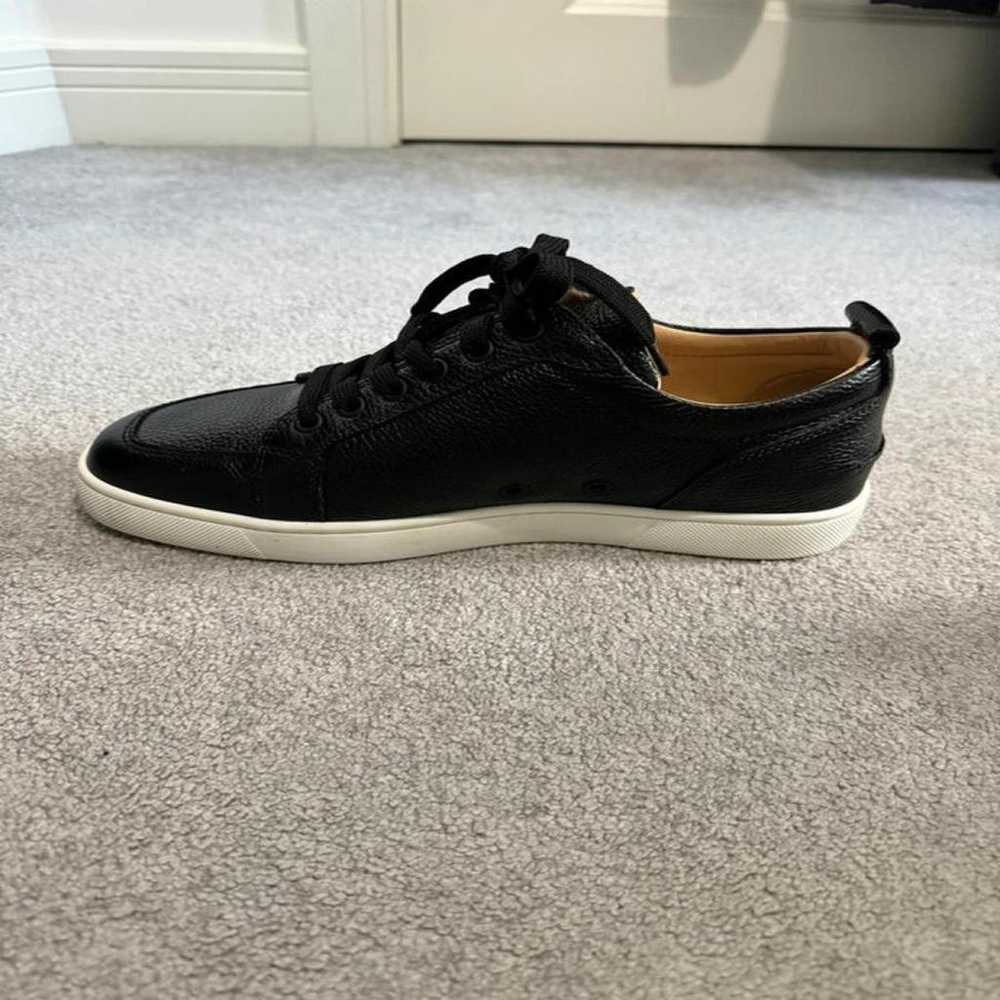 Christian Louboutin Rantulow leather low trainers - image 4