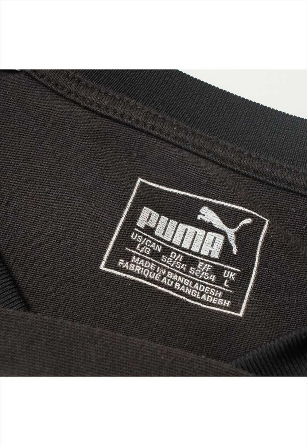 Vintage Puma Handball Sports Black TShirt Womens - image 3