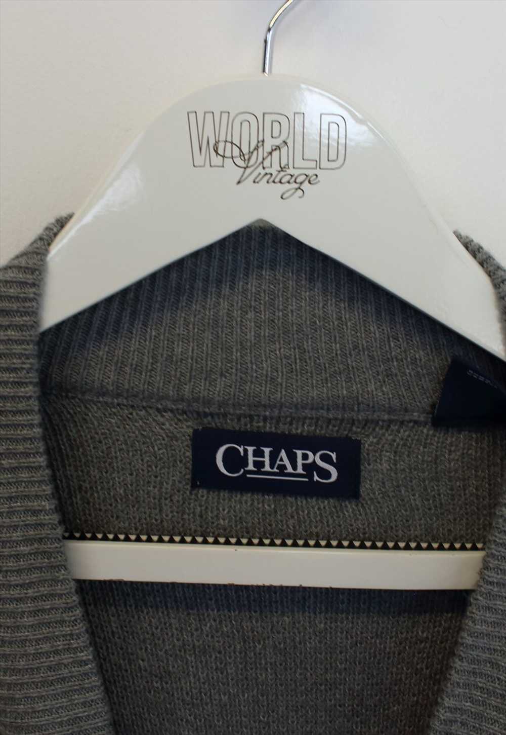 Vintage Chaps knitted sweatshirt in grey. Best fi… - image 3