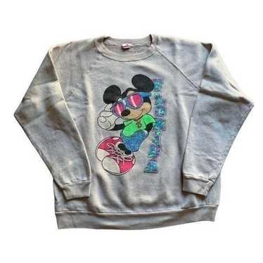 80s Adult Mickey Mouse Disney Crewneck Sweatshirt