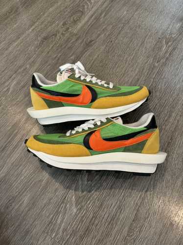 Nike × Sacai Nike Safari Waffle Green Orange Yello