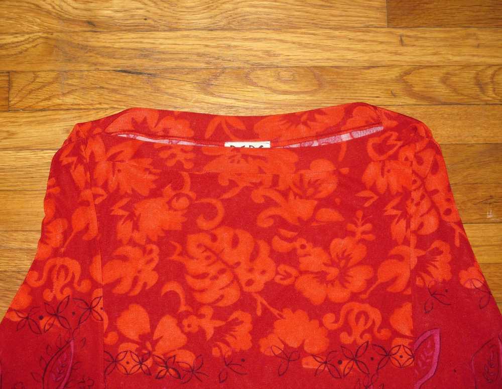 Bcbg Maxazria Rare Vintage 1990s BCBG Floral Rave… - image 2