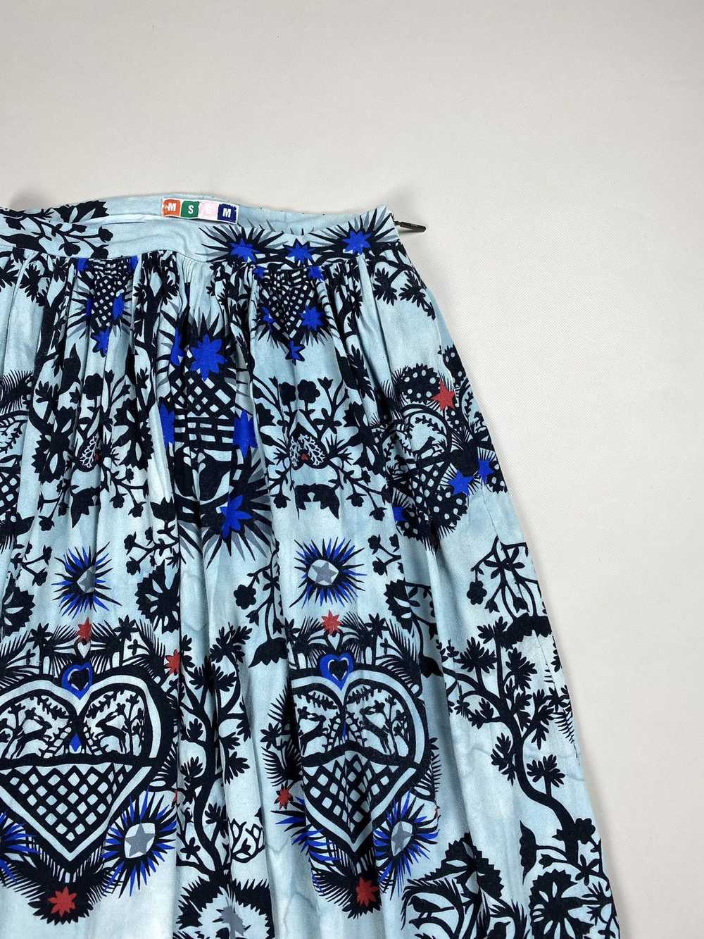 MSGM MSGM ladies overprinted viscose skirt size 4… - image 9