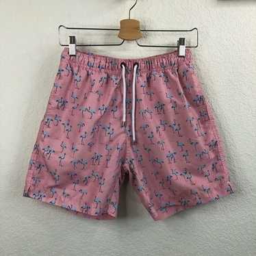 Franks FRANKS Swim Trunks Pink Flamingo Board Sho… - image 1