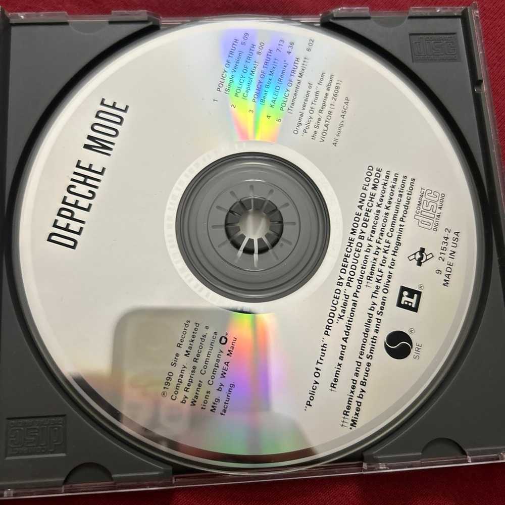 Depeche Mode policy of truth CD - image 2