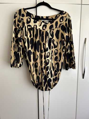 Diane von Furstenberg Leopard print shirt