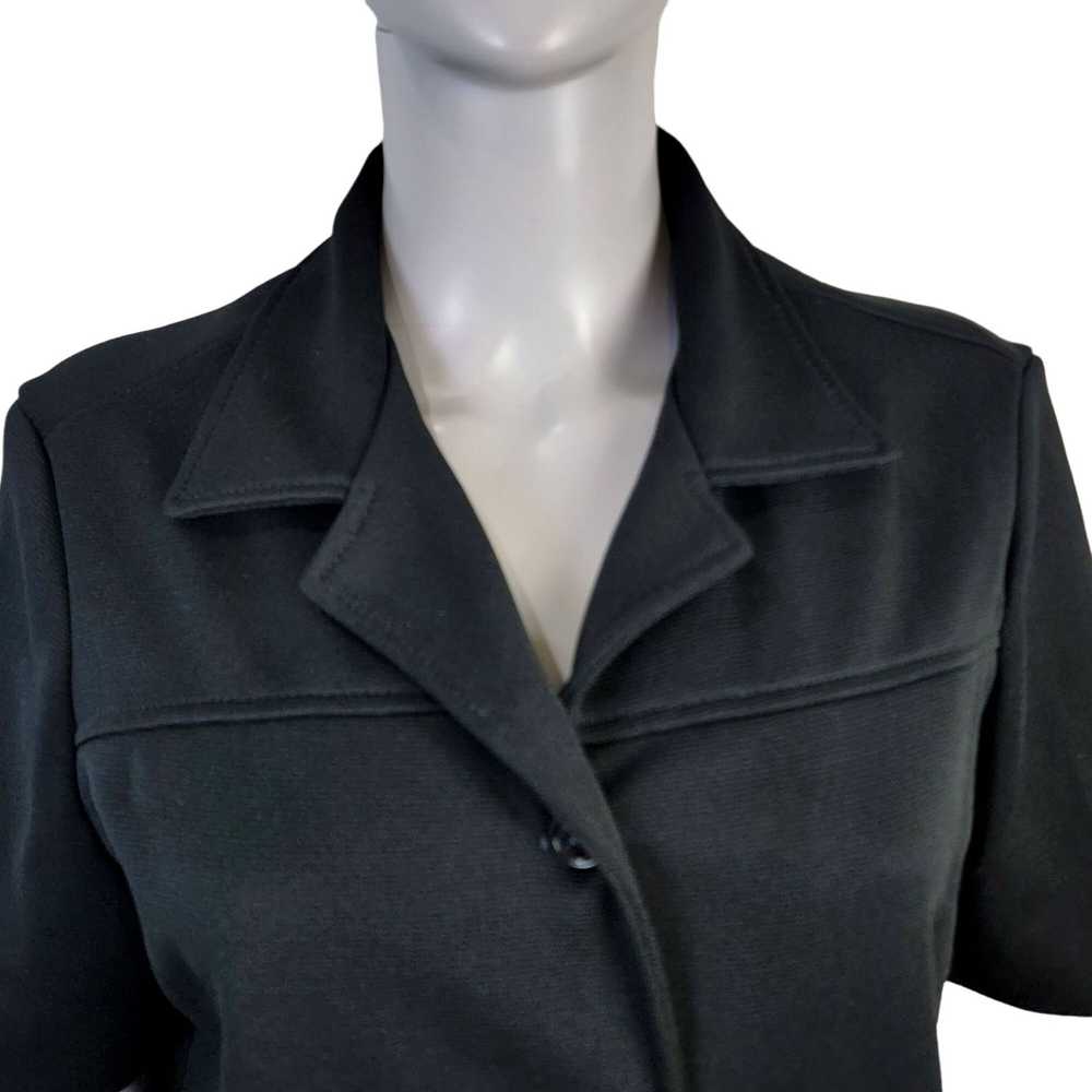 Vintage Vintage 70s Button Shirt Women XL 14 Blac… - image 6