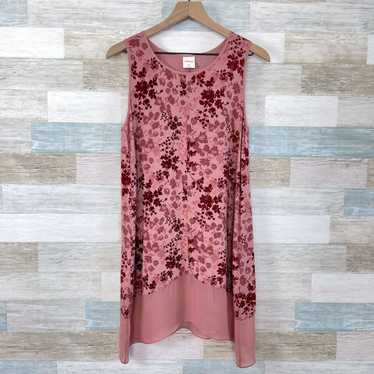 Other Soma Sleeveless Floral Tunic Pink Soft Jerse