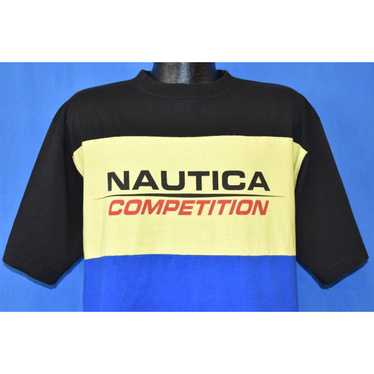 Nautica vintage 90s NAUTICA COMPETITION BLACK YEL… - image 1