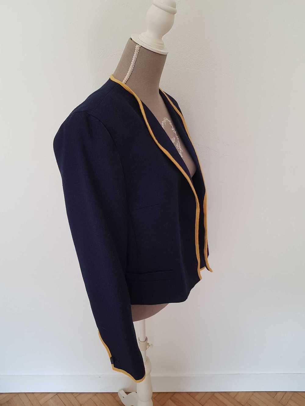 Veste courte bleue - image 5