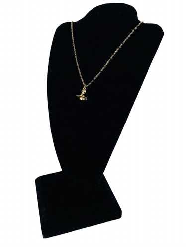 Vivienne westwood necklace gold saturn magnetic deals closure