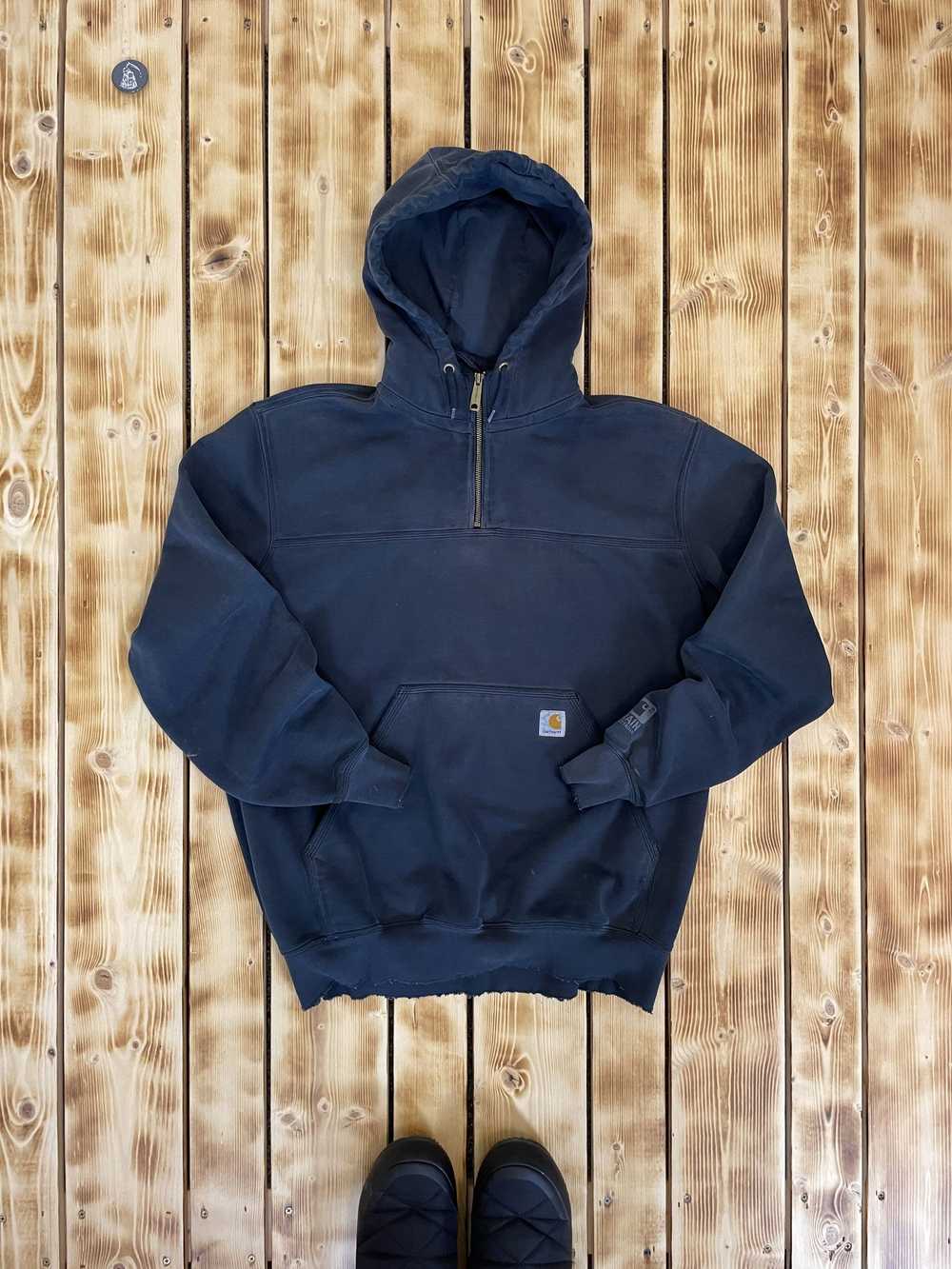 Carhartt × Vintage × Workers Carhartt Quarter-Zip… - image 1