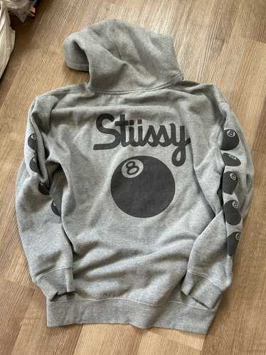 Stussy Stussy 8 Ball Script Hoodie Heather Grey XL