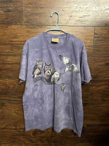 Designer The Mountain Owl T-shirt - Vintage Leathe