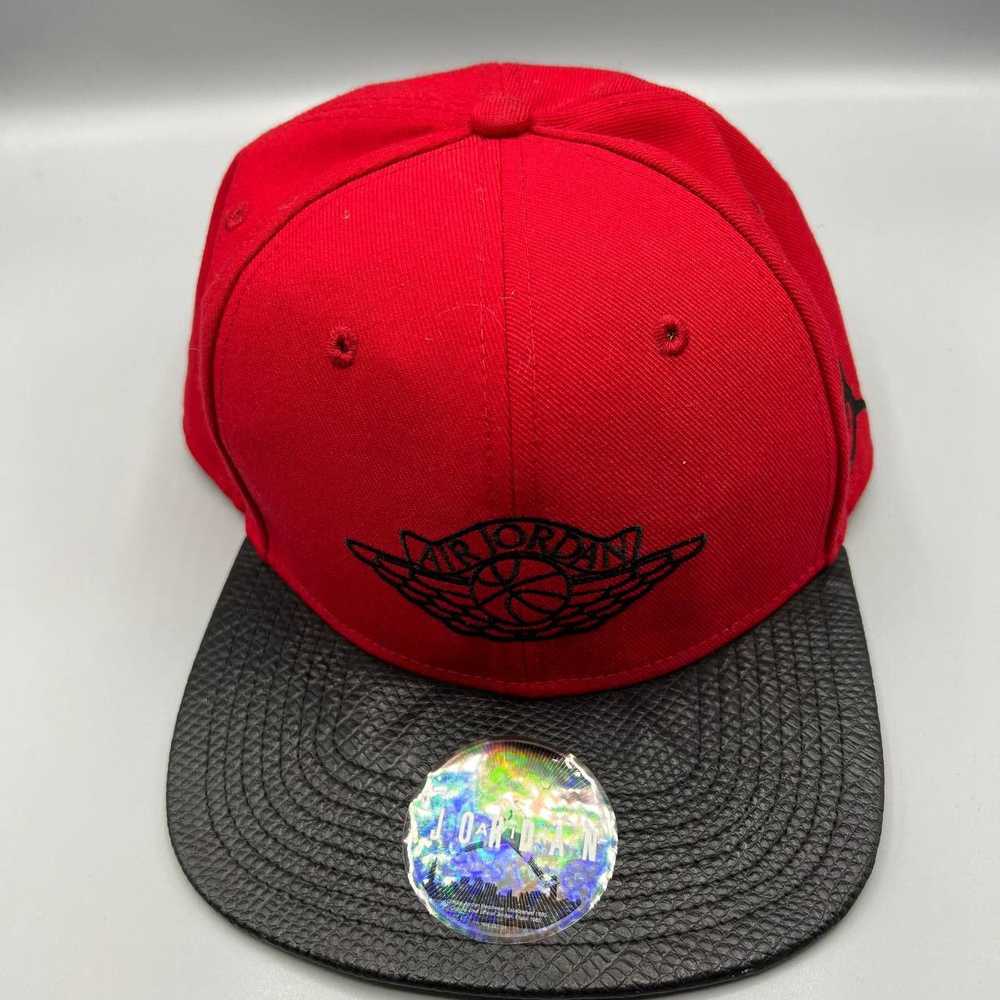 Jordan Brand Air Jordan Hat Men Jumpman Bred Wing… - image 1