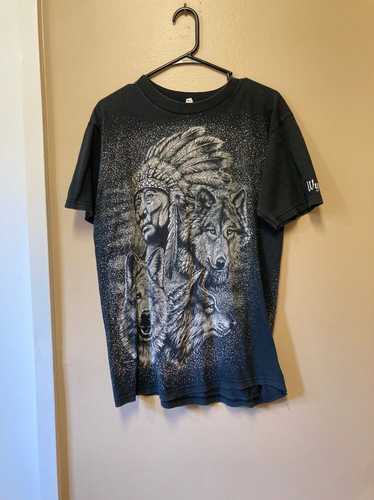 Vintage Double Sided Wolf Chief T-Shirt