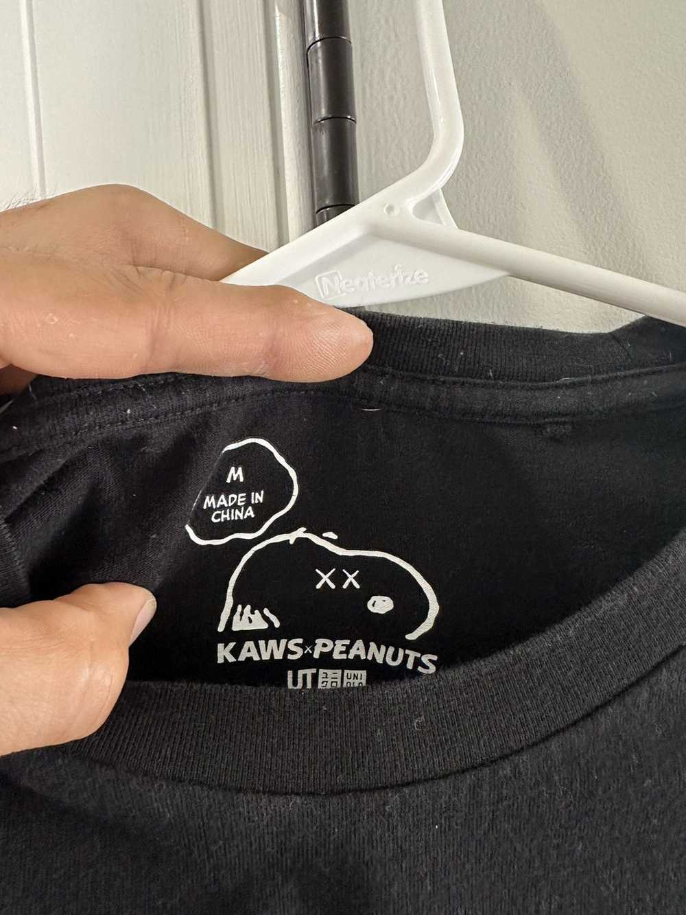 Uniqlo Kaws x Uniqlo x Peanuts Black T-Shirt - Me… - image 3