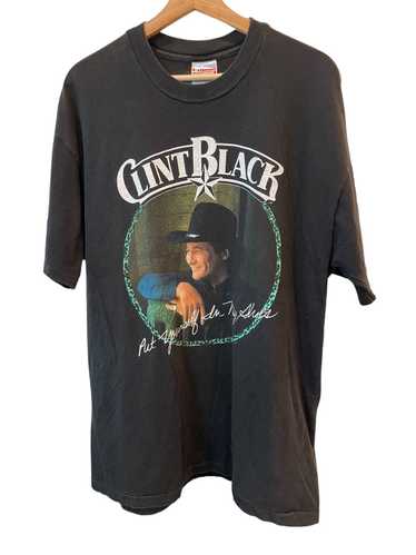 1991 CLINT BLACK w/ Merle Haggard vintage concert tour rare country rock band music t-shirt X-Large (XL) U.S.A 1990's vtg tshirt tee good GiFT