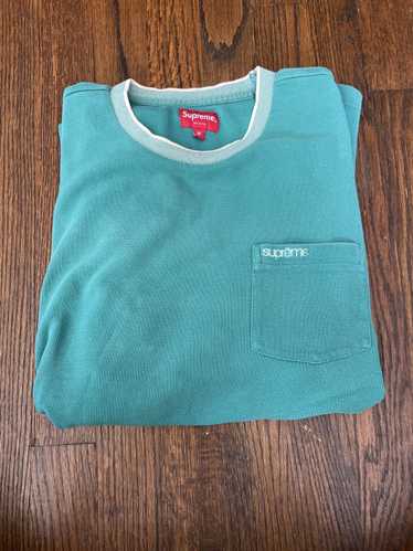 Supreme Supreme teal thick top