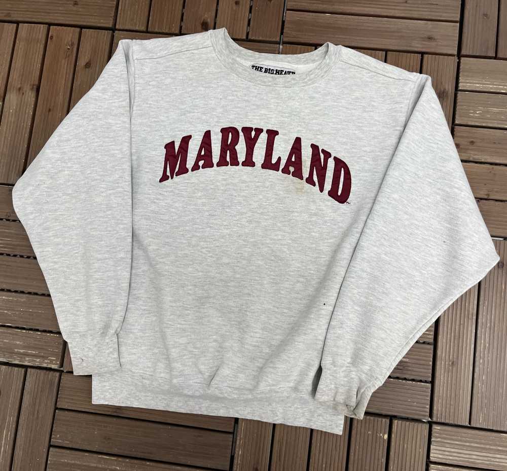 Vintage Maryland Terrapins Stitched Vintage Crewn… - image 3