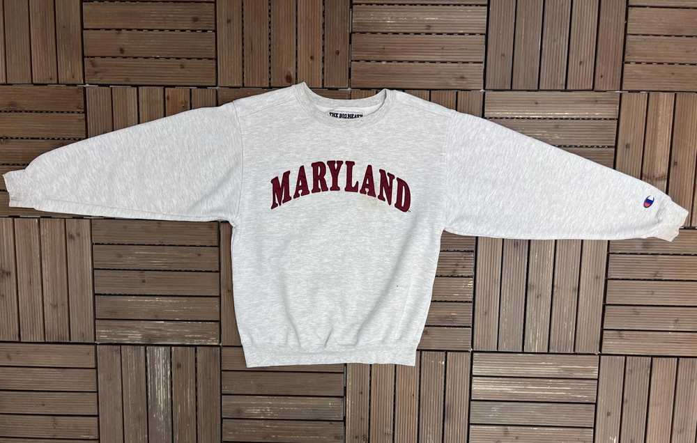 Vintage Maryland Terrapins Stitched Vintage Crewn… - image 5