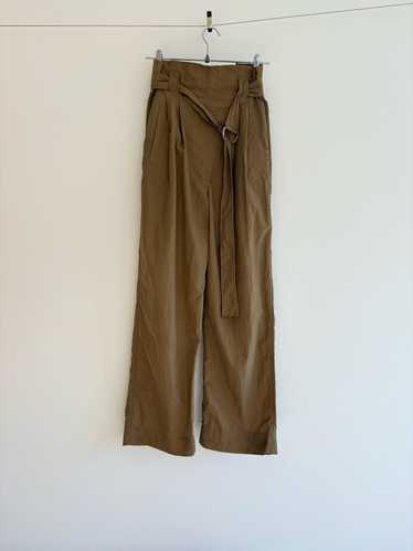 Ganni GANNI TECH WIDE LEG NYLON PANTS