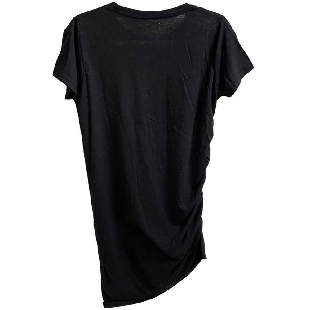 NWT Stitchdrop Black Ruched Knee Length T-Shirt D… - image 3