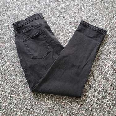 90s/00s Black Straight Leg Jeans - image 1