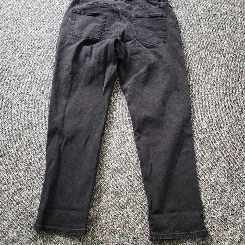 90s/00s Black Straight Leg Jeans - image 3