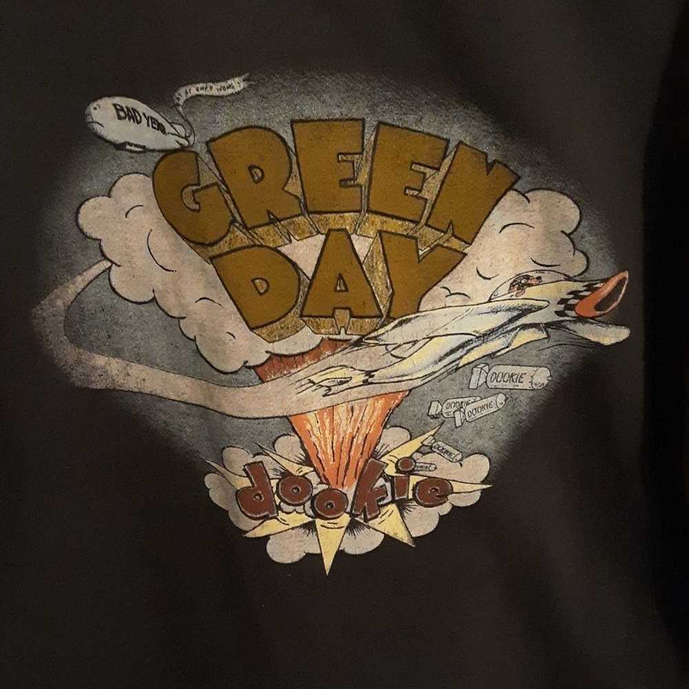 Vintage Green Day Mens Gray XL Dookie Graphic Des… - image 2