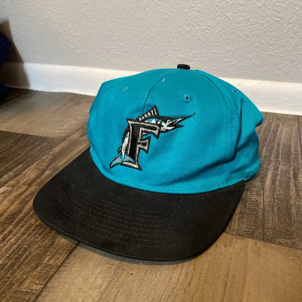 90’s Florida Marlins Vintage Competitor SnapBack - image 1