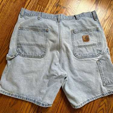 90s Vintage Carhartt Cargo Jean Shorts