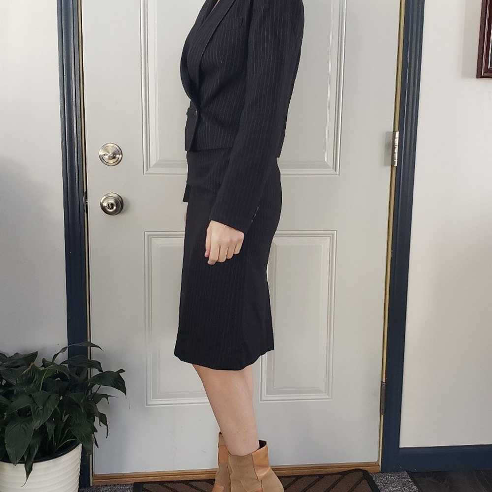 90s Linen Blend Skirt Suit - image 2