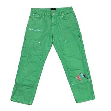 Streetwear Mechali Embroidered Carpenter Jeans Gre