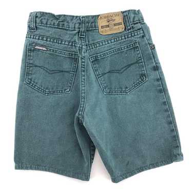 dark green denim jean shorts Jordache 90s 1990s vi