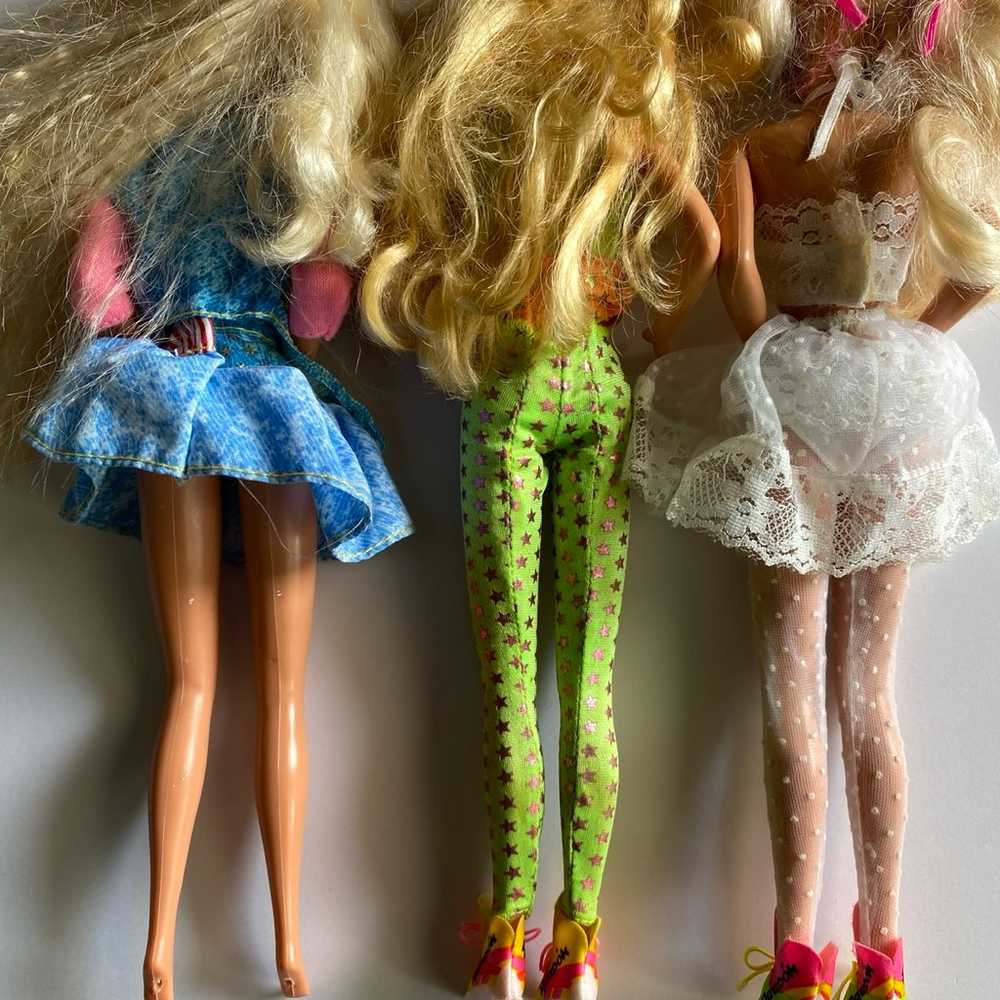 Vintage Barbie Rockers Era Doll Lot With Reeboks … - image 3