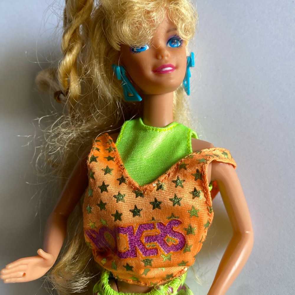 Vintage Barbie Rockers Era Doll Lot With Reeboks … - image 9