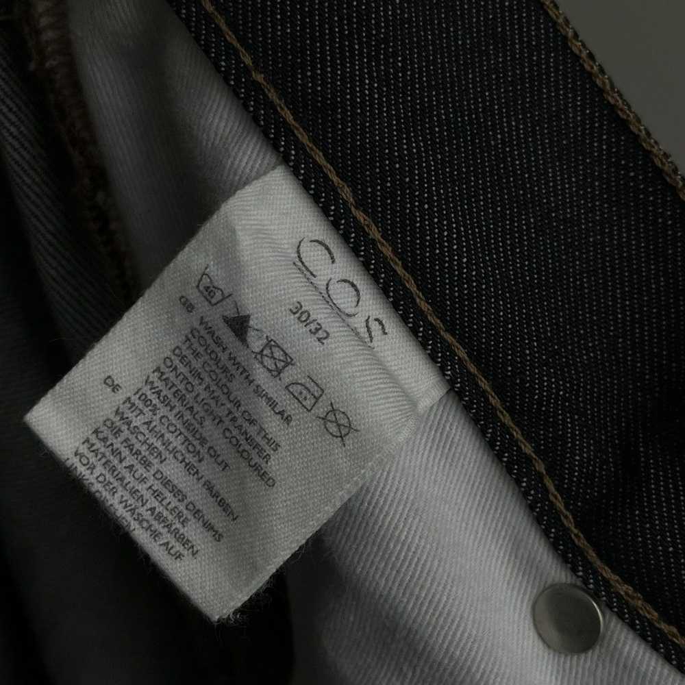 Cos COS slim-fit dark indigo blue jeans size 30/3… - image 6