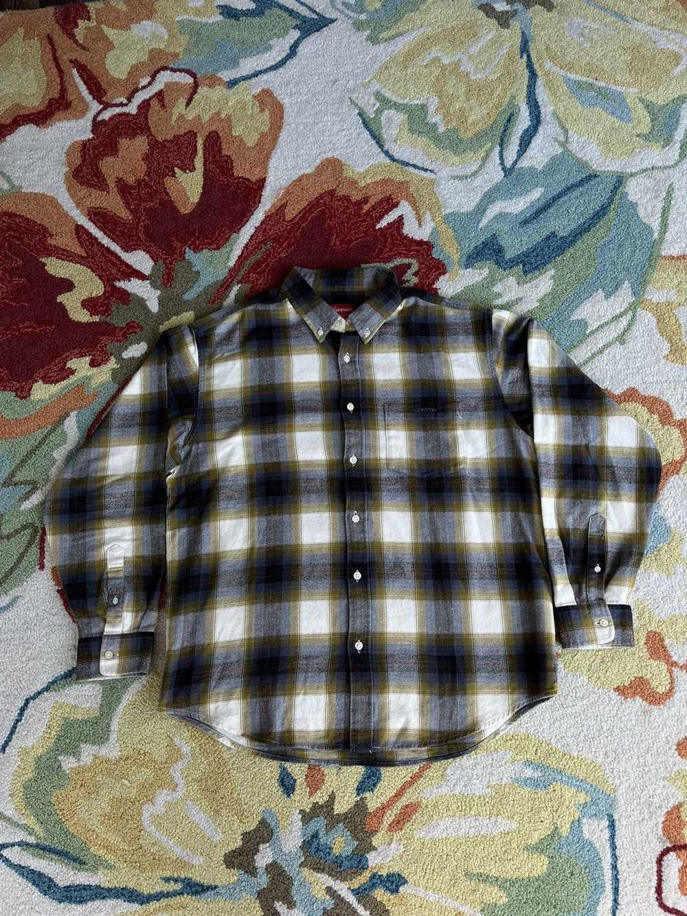 Supreme Supreme Brushed Plaid Flannel Shirt SS22 … - image 2