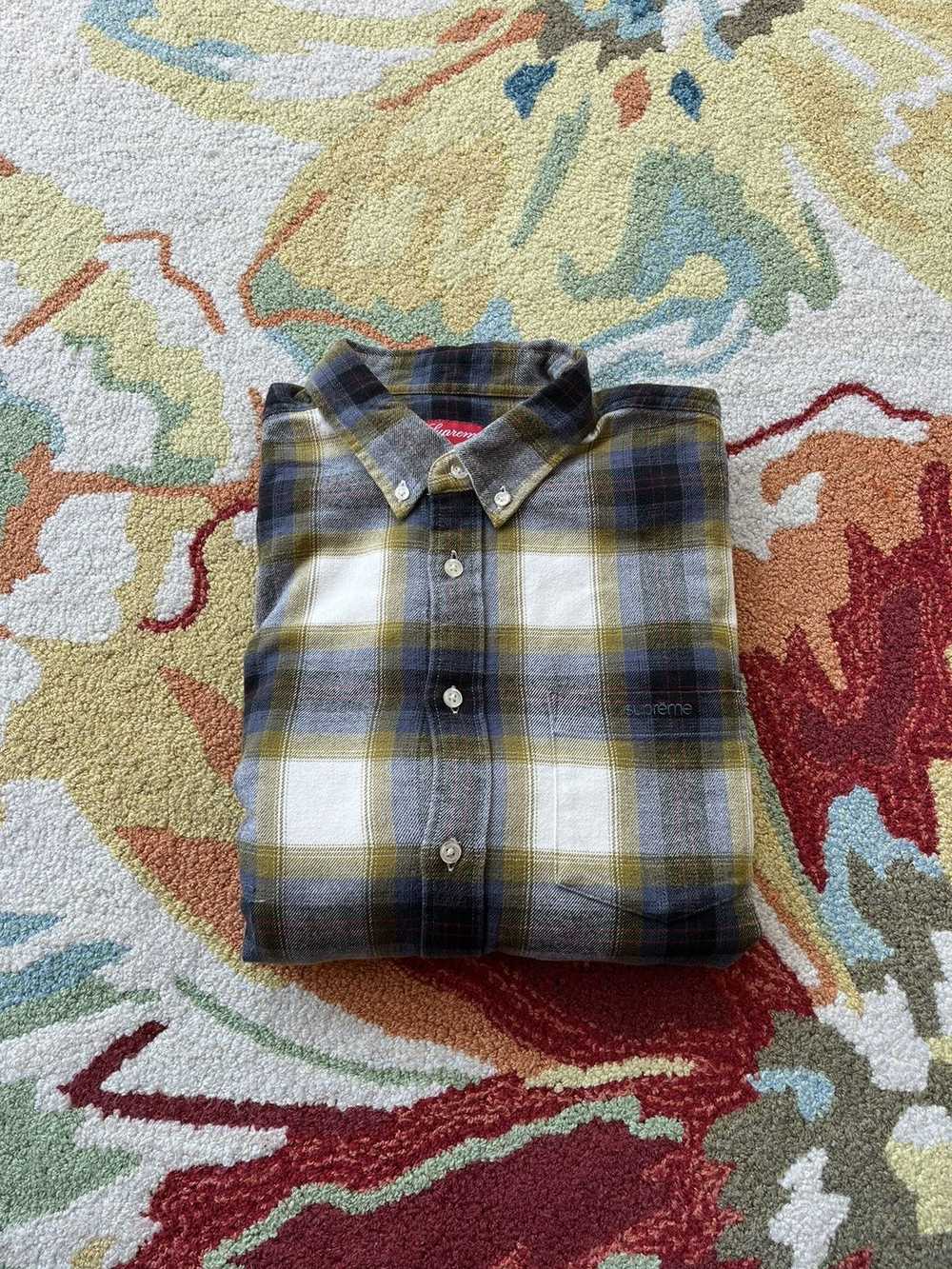 Supreme Supreme Brushed Plaid Flannel Shirt SS22 … - image 8