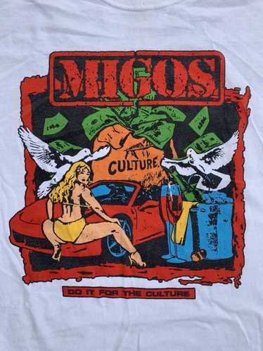 Migos × Rap Tees × Streetwear YRN Migos Culture Wh