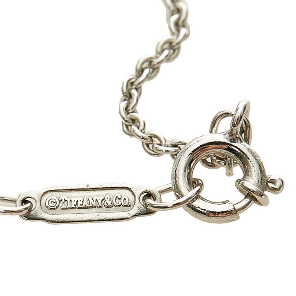 Silver Tiffany Diamond Atlas Bar Pendant Necklace - image 7