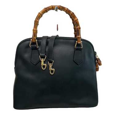 Gucci Vintage Bamboo leather handbag