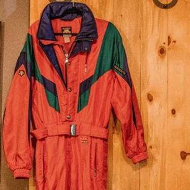 スキー DESCENTE vintage ski suits Vintage DESCENTE Ski Suit Retro Ski Suit Snowboarding Suit
