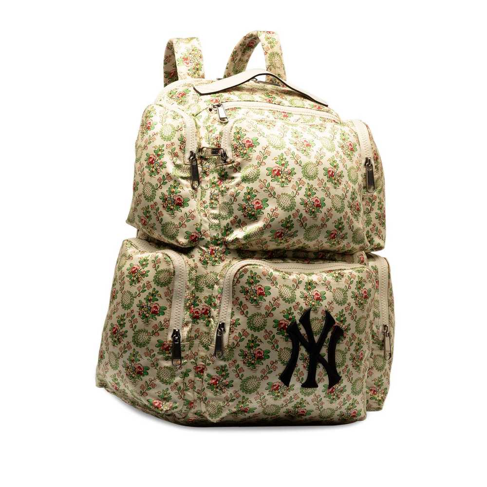 Gucci Gucci MLB Floral Satin NY Yankees Patch Bac… - image 2