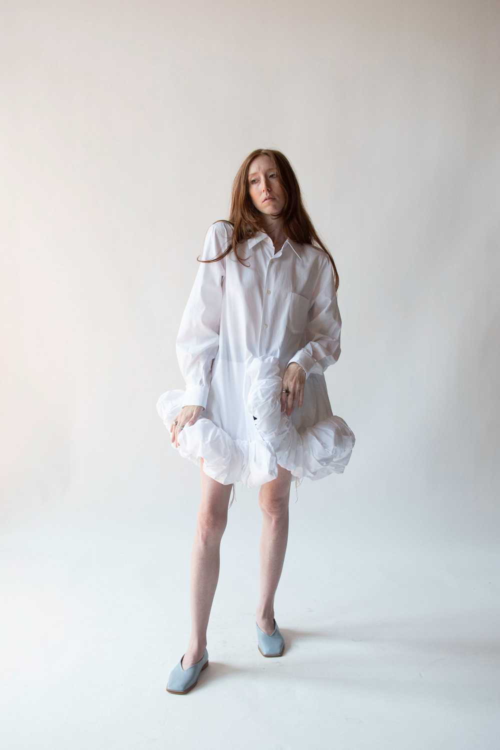 Ruffled Hem Shirt | Comme Des Garcons 2021 - image 2