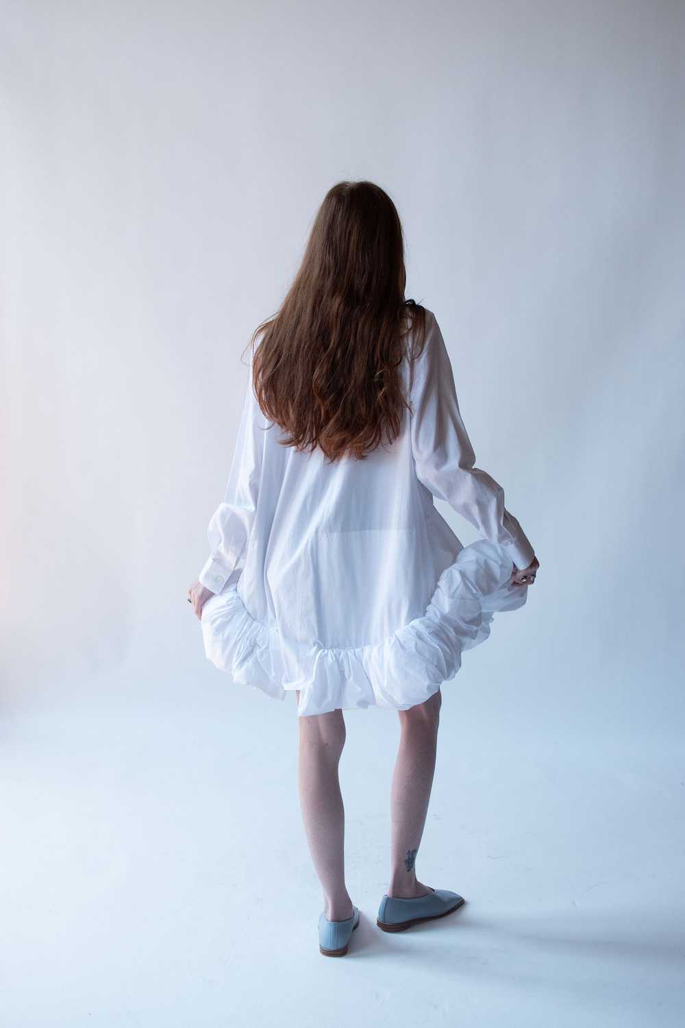 Ruffled Hem Shirt | Comme Des Garcons 2021 - image 4