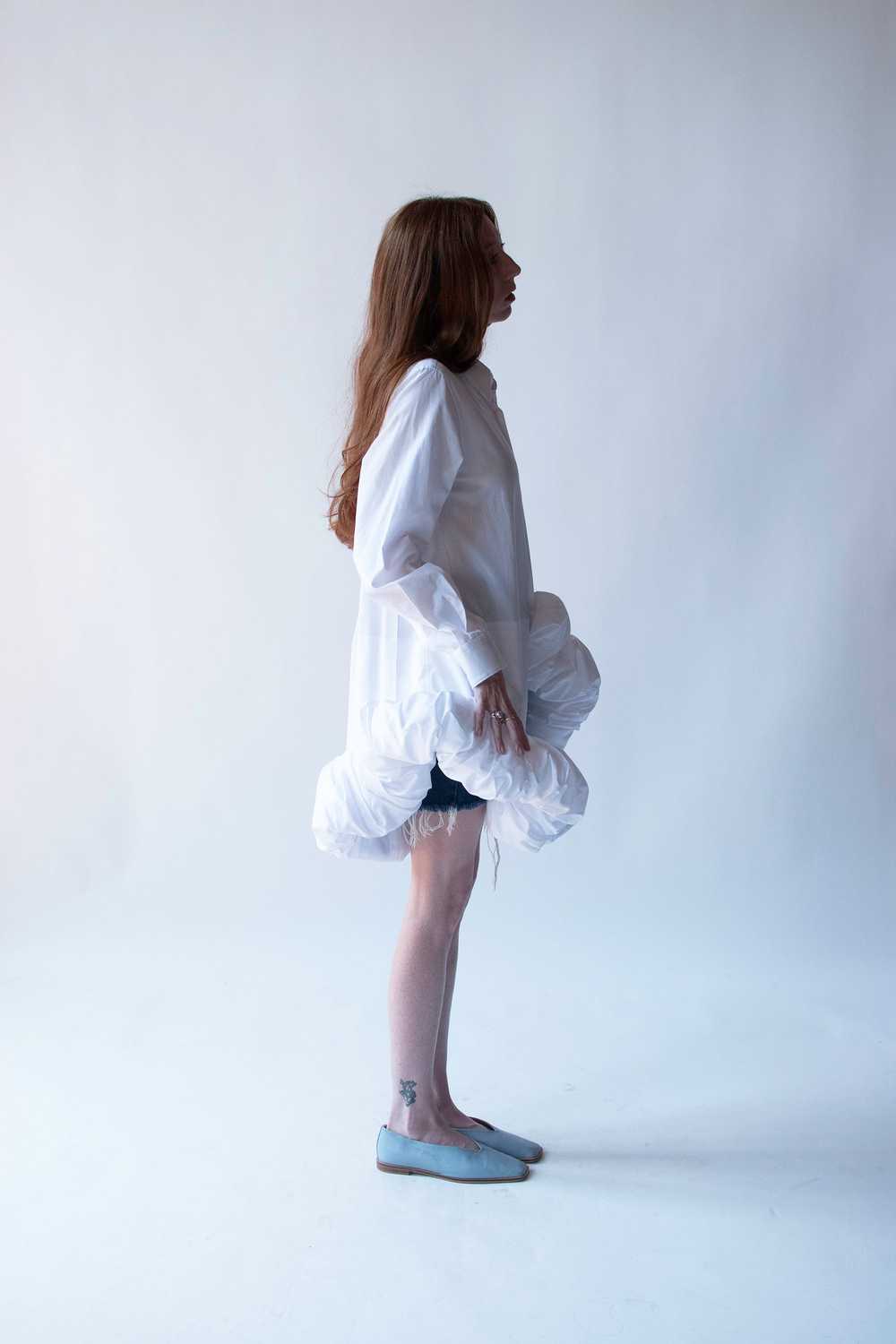 Ruffled Hem Shirt | Comme Des Garcons 2021 - image 5