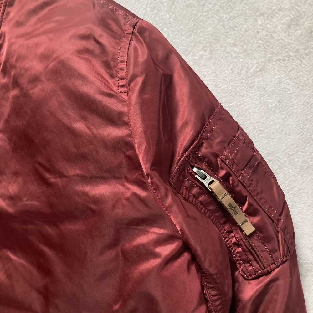 Alpha Industries Alpha Industries Burgundy Bomber… - image 5