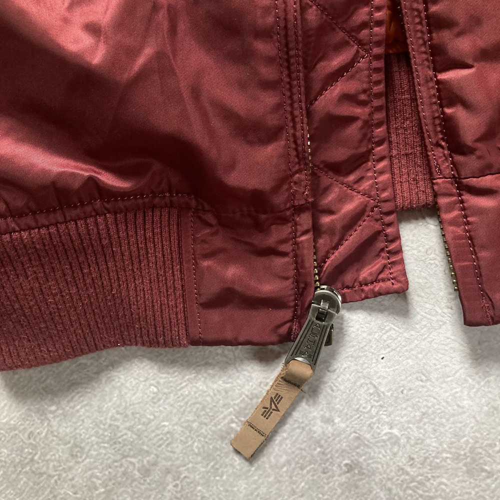 Alpha Industries Alpha Industries Burgundy Bomber… - image 6